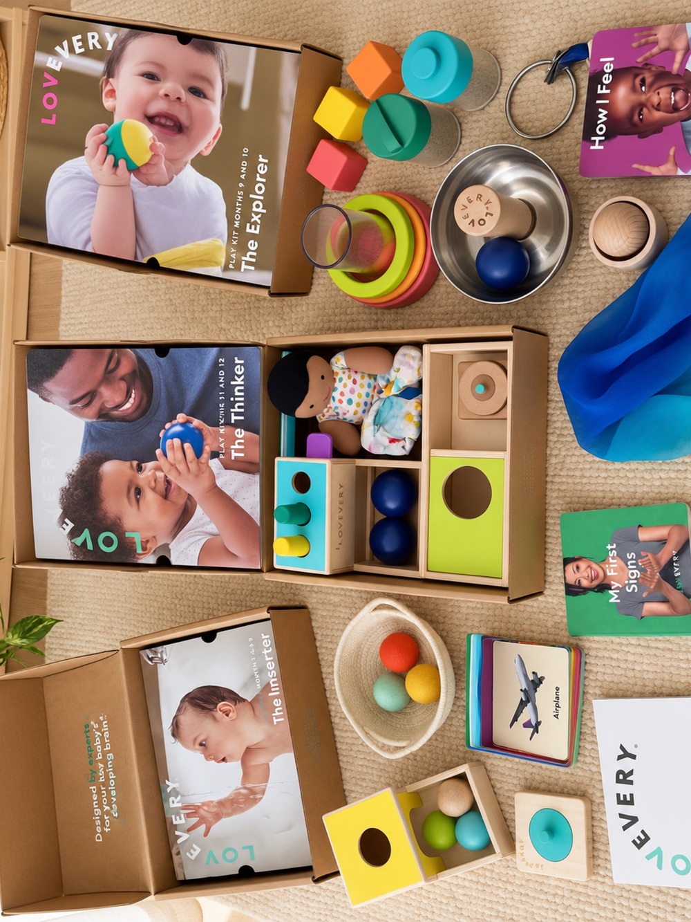 Lovevery Play Kit Bundle – The Explorer, Thinker & Inspector Montessori Toys